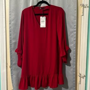 Zara Red tunic
